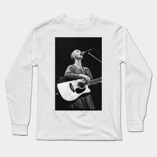 Sinead O'Connor BW Photograph Long Sleeve T-Shirt